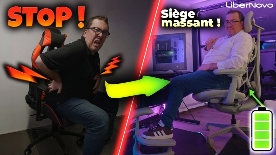 Arrêtez d’acheter des chaises « Gamer » : Le LiberNovo Omni change TOUT Arrêtez d’acheter des chaises « Gamer » : Le LiberNovo Omni change TOUT
